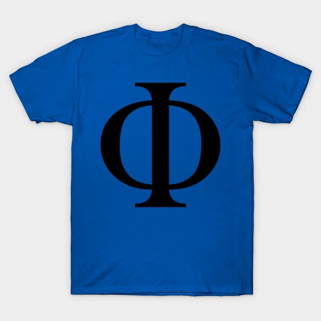 Phi greek, maths symbol T-Shirt by Dreamer